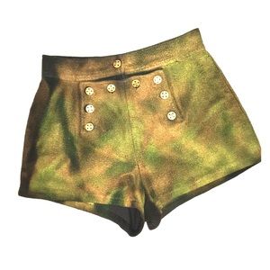 Lexa Vonn Toy Soldier high waisted military shorts